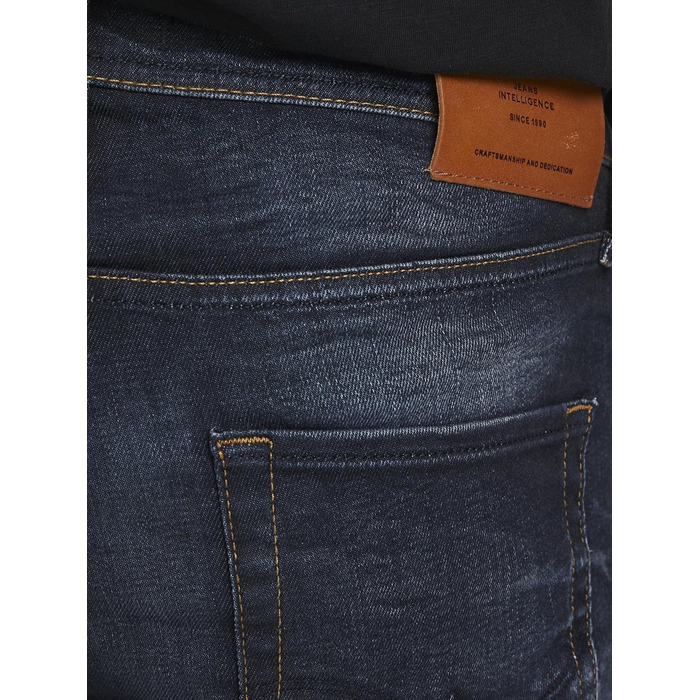 Джинси чоловічі JACK & JONES Slim Fit прямі, синій денім 34W/32L JJITIM JJORIGINAL AM 781 50SPS
