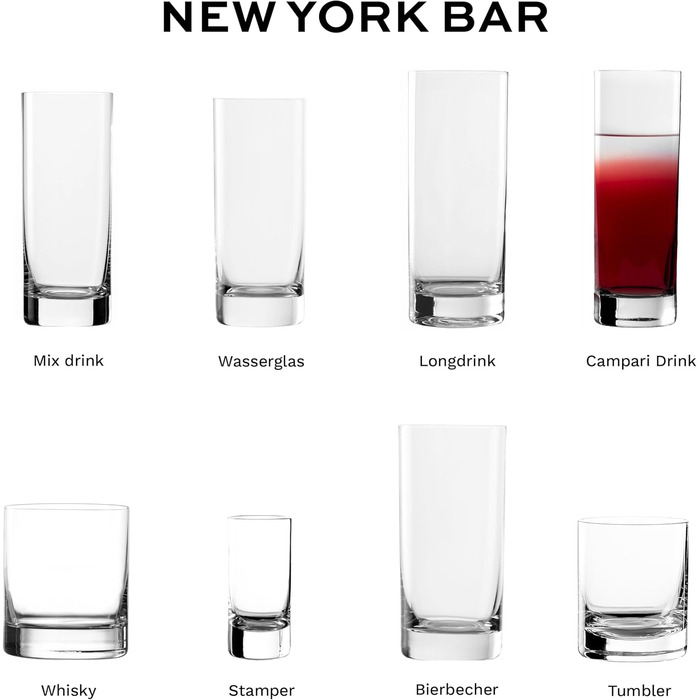 Набір келихів для шнапсу Stölzle Lausitz New York Bar 6 шт, 55 мл - кришталь без свинцю, німецька якість, стійкі до ударів та посудомийної машини