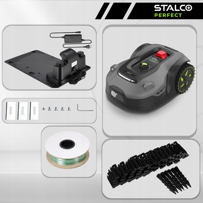 Робот-газонокосарка Stalco RM2000US, ширина скошування 22 см, S052398706