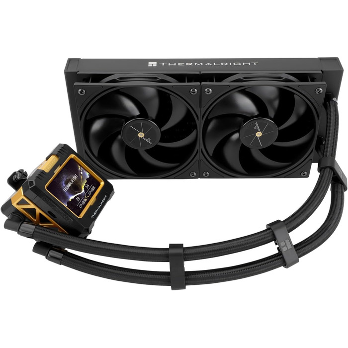 Thermalright FW 240 - Рідинна система водяного охолодження CPU з 2 вентиляторами PWM, LCD-дисплей 320x240, 240 AIO, для AMD/Intel PC. Сумісність: AM4/AM5/LGA1700/1851