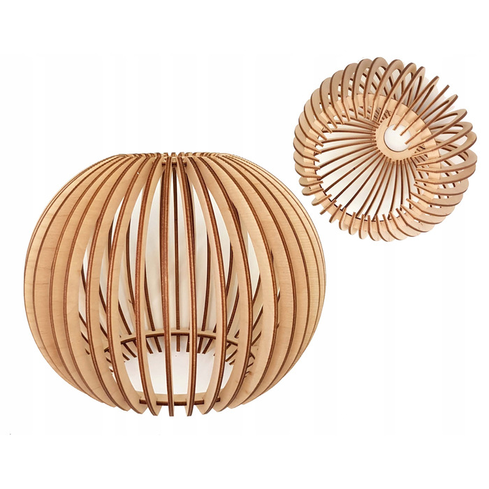 Підвісна LED-лампа ONE Loft: дерево, 3 точки освітлення, цоколь E27