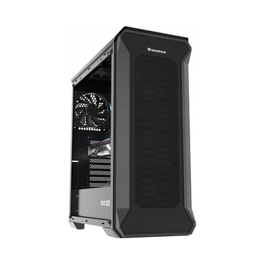 Корпус для ПК Genesis Irid 505F Midi Tower з вікном, чорний
