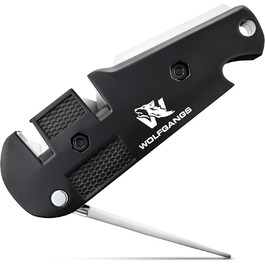 Точилка для ножів Wolfgang KlingenDoktor 5-в-1 - Преміум, для ножів з хвилястим лезом, туристична