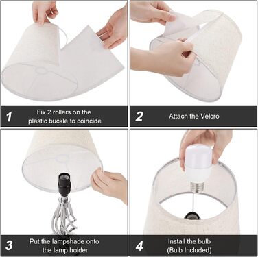 Настільна лампа Kakanuo 2 шт., торшер з торшером, регульоване торшером, USB-порт A+C, сірий абажур, 2 LED-лампи, сучасний дизайн для спальні, вітальні, офісу, декору (C-beige)