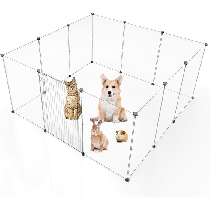 Клітка-загон для дрібних тварин Brian & Dany, 12 панелей, 180x90x75 см