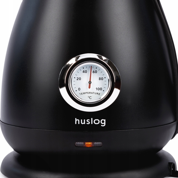 Електричний чайник Huslog AK-0932, 2200 Вт, 1,7 л, чорний