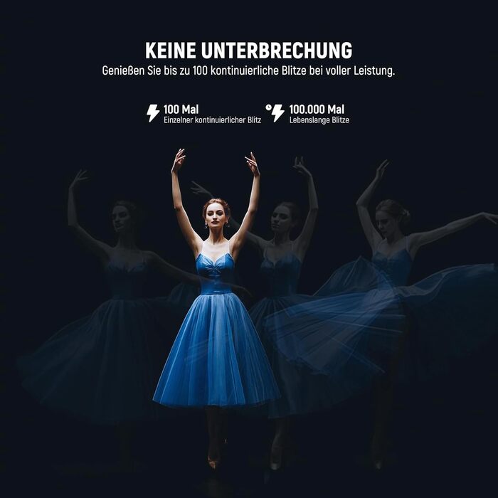 NEEWER Z2-N Flash - Світловий спалах Speedlite для Nikon, 76W, TTL/M, HSS 1/8000s, 2600mAh