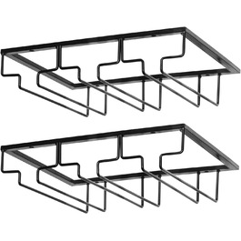 Металевий утримувач для келихів вина (4 шт), 40 см, для бару, кухні, ресторану