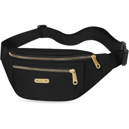 Гірчатка поясна водонепроникна для жінок та чоловіків, сумка через плече, сумка на груди, модний чорний/білий колір