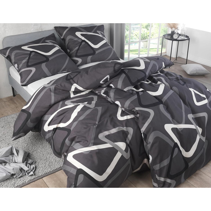 Комплект постільної білизни Kuscheli® 135x200 4 частини, мікрофібра, сертифікат ÖkoTex, дизайн 