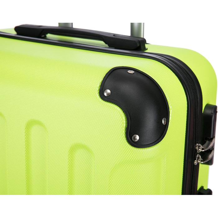 Набір валіз Flexot® F-2045 (3 шт.) з твіринговими колесами, ручна поклажа, 16 кольорів, бордовий кейс, валіза-троллей, набір валіз з твердим корпусом