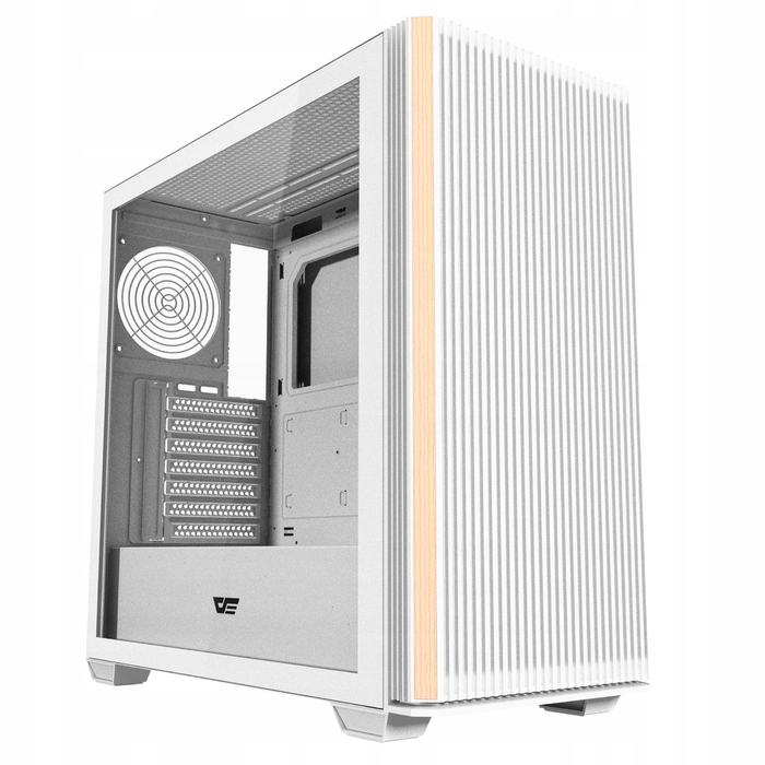 Корпус для комп'ютера darkFlash DS900WS Midi Tower ATX, білий, ігровий, зі скляною панеллю