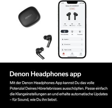 Бездротові навушники Denon AH-C500W True Wireless - білі (з мікрофоном, без активного шумозаглушення)