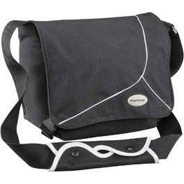 Сумка для фотоапарата Mantona Mondstein SLR чорно-біла (Messenger Bag, універсальна)