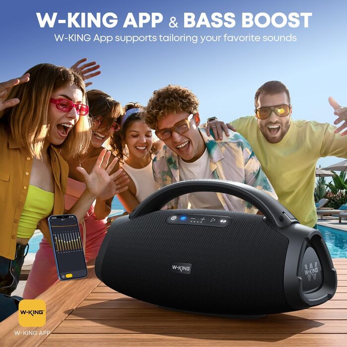 W-KING 330W Bluetooth Колонка з Сабвуфером 7.5