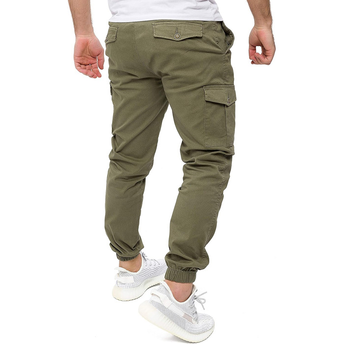 Штани карго чоловічі PITTMAN Darius, бавовняні, колір хакі (глибокий моховий зелений 180312), розмір 38W/36L