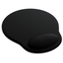 Кисетковий Mousepad CSL з гелевою підкладкою для зап'ястя - чорний (круглий)