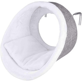 Тріксі 43144 Гірчична печера для радіатора, кругла, діаметр 38 × 34 см, білий/сірий колір