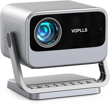 Портативний проєктор Smart Mini Beamer 4K з автофокусом та корекцією трапецеїдальних спотворень, 20000 Люмен, WiFi6, Bluetooth, Full HD 1080P, для телефону/ноутбука, кінотеатр для дому/на відкритому повітрі