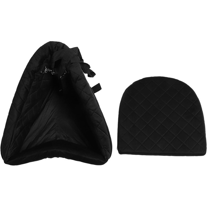 Автокрісло для собак, чорне: безпечне та стабільне автокрісло для маленьких собак, для заднього та переднього сидіння