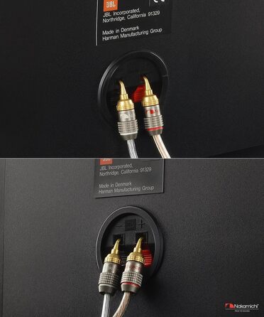 Бананові роз'єми Nakamichi FanLock Excel-Serie, 24K позолочені штекери 2мм для акустичних кабелів Hi-Fi, 10-18 AWG, 4мм, 4 шт (2 пари)