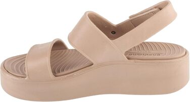 Босоніжки Skechers Platform Keilsandale жіночі бежеві на платформі (37 EU)