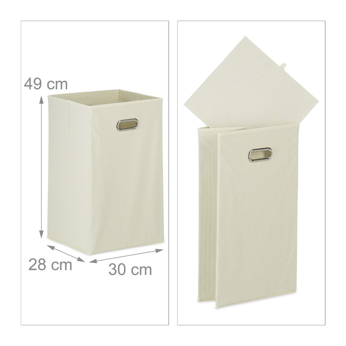 Relaxdays Laundry Basket with Lid