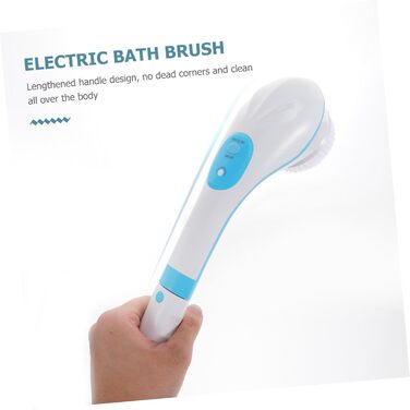 1Satz Elektrische Badebürste Mit Rotierender Bürste Multifunktionale Rückenmassage Und Gesichtswaschbürste Für Sanfte Hautreinigung Und Massage Für Entspannende Duscherlebnisse