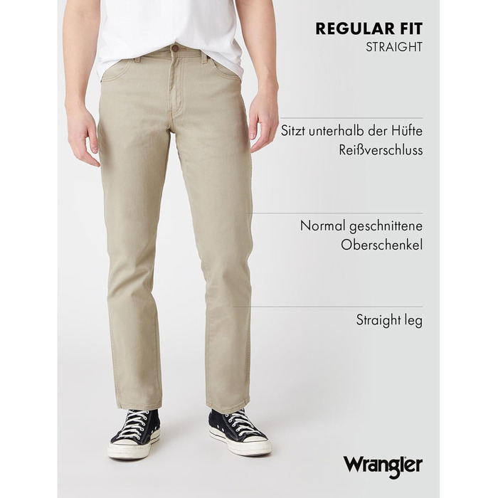 Джинси чоловічі Wrangler W10i Camel (46W 32L) - класичні джинси з бавовни