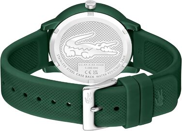Годинник чоловічий Lacoste 12.12 Move Analog кварцовий з силіконовим ремінцем (Хакі)