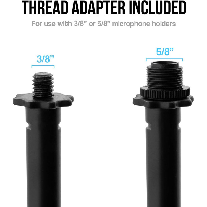 Стійка для мікрофона TIGER MCA49-BK для бас-бочки та гітарного комба - низька підставка, тринога