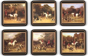 Tally Ho Coasters, 6 Pieces (m)