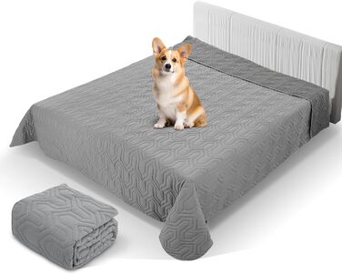 Водонепроникний плед для собак Pick for Life: захист дивану та ліжка. Плед для тварин, 97 x 190 см, придатний для прання. Підходить для собак та котів.