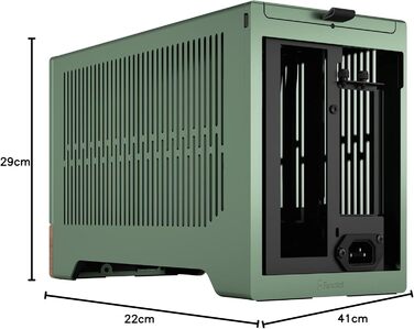 Корпус для ПК Fractal Design Terra Wood Walnut - mITX Gaming з PCIe 4.0 та USB Type-C