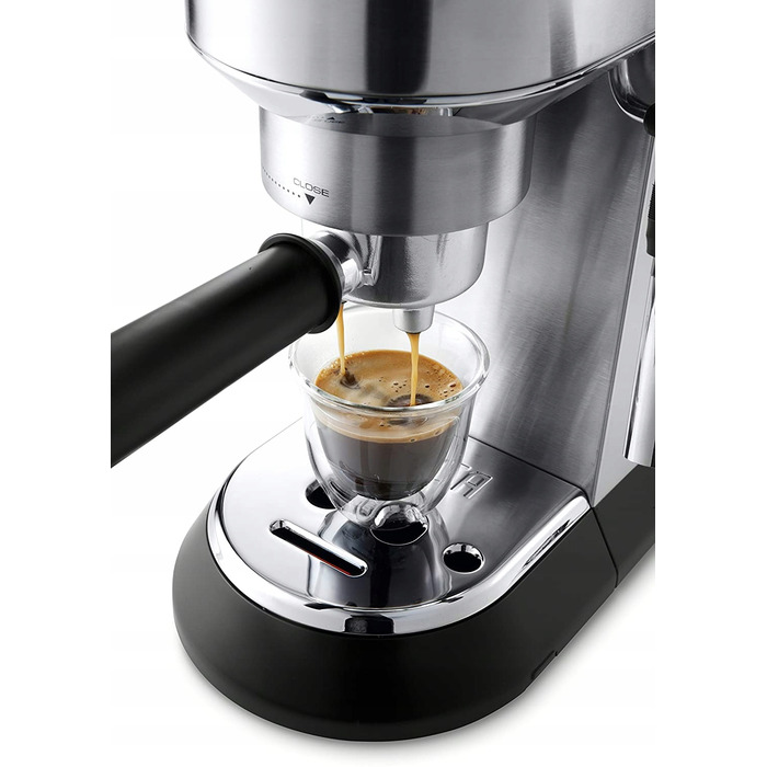 Ріжкова кавомашина De'Longhi EC 685.M, 1350 Вт, сріблястий/сірий