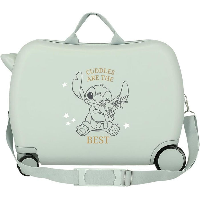 Дитячий валіза Disney Stitch, середній, 55x40x20 см, ABS, кодовий замок, 4 колеса