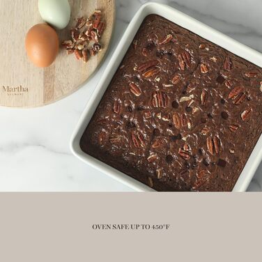 Набір форм для випічки Martha Stewart Gallen, 10 шт., кераміка, антипригарне покриття, білий льон