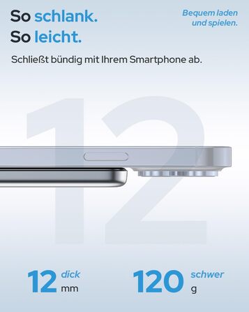 Магнітний Power Bank для iPhone з підтримкою MagSafe 5000mAh, зовнішній акумулятор з бездротовою зарядкою та USB-C, сріблястий