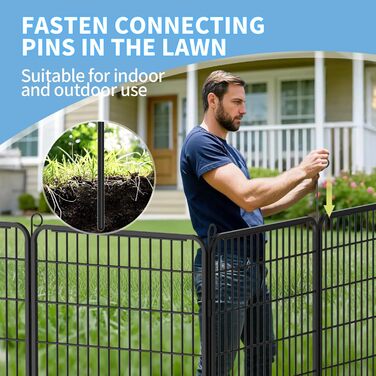 Забіг для цуценят Kuro Sagol 80 см - вольєр з автоматичним замиканням, для собак, котів, кроликів. Ідеально для саду та ігрової зони на відкритому повітрі. 6-секційний