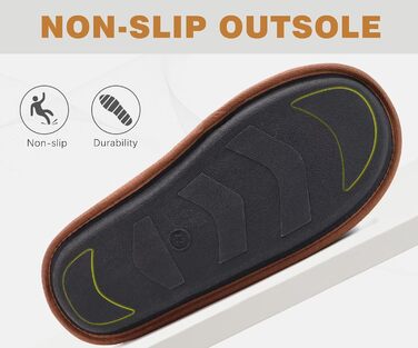 Чоловічі фетрові халапи KuaiLu, теплі, пухнасті, для дому та вулиці, чорно-коричневі (49 EU)