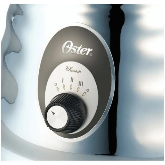 Блендер OSTER Classic для смузі, 600 Вт, 1,25 л, 3 швидкості, скляна чаша, сталеві леза
