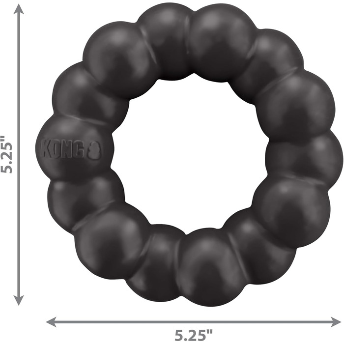 KONG Extreme Ring - Durable Ring Toy Made of Natural Rubber - For Healthy Chewing Habits - For XL Dogs
