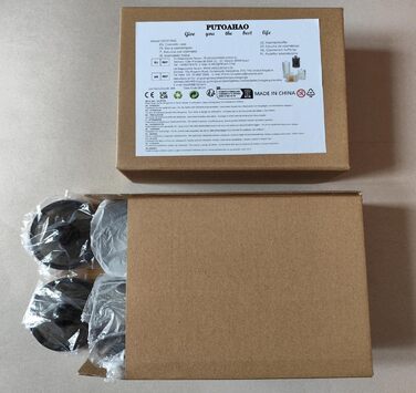 Організатор для ватних дисків та паличок PUTOAHAO (3 шт.) - Чорний