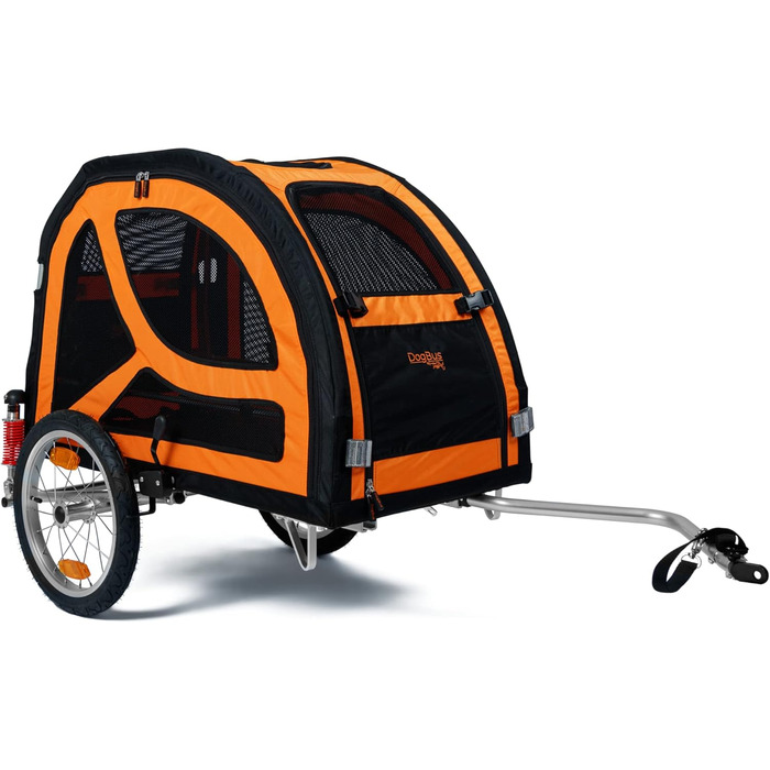 TrendPet DogBus M - велосипедний причіп для собак з алюмінієвою підвіскою, для середніх та великих собак