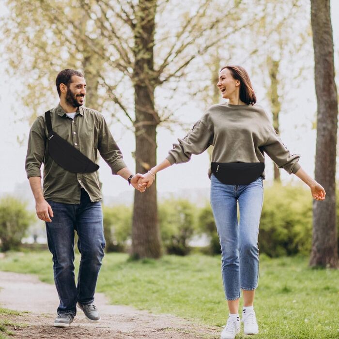 Гірчатка на пояс для чоловіків та жінок, спортивна сумка-крейсер, поясна сумка для подорожей, прогулянок з собакою, на вулицю (оливковий)