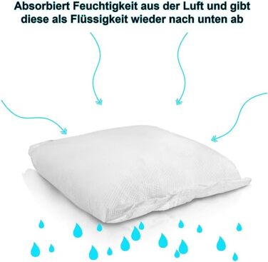 Електричний осушувач повітря 20L з таймером та шлангом, для підвалів та приміщень до 150 м³/50 м², тиха робота 39dB, 10 років гарантії, з мішком для збору води