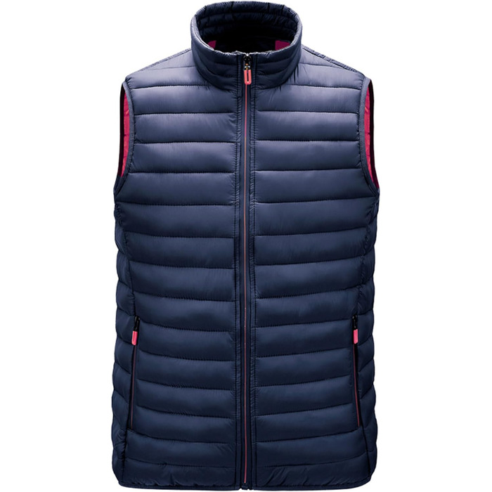 Чоловіча жилетка, утеплена, легка, тепла, для активного відпочинку, без рукавів, зимова, стегана, зі стійким коміром, слім-силует (5XL, Темно-синій)