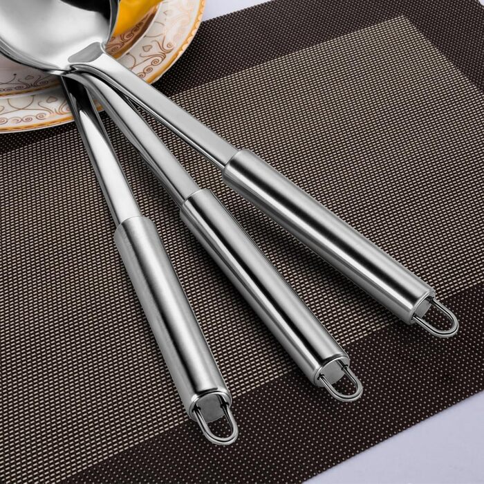 Набір кухонних аксесуарів Pleafind, 4 шт., нержавіюча сталь (3P ложки)