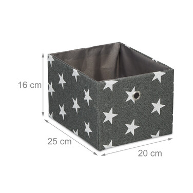 Set of 2 Star-Shaped Storage Boxes