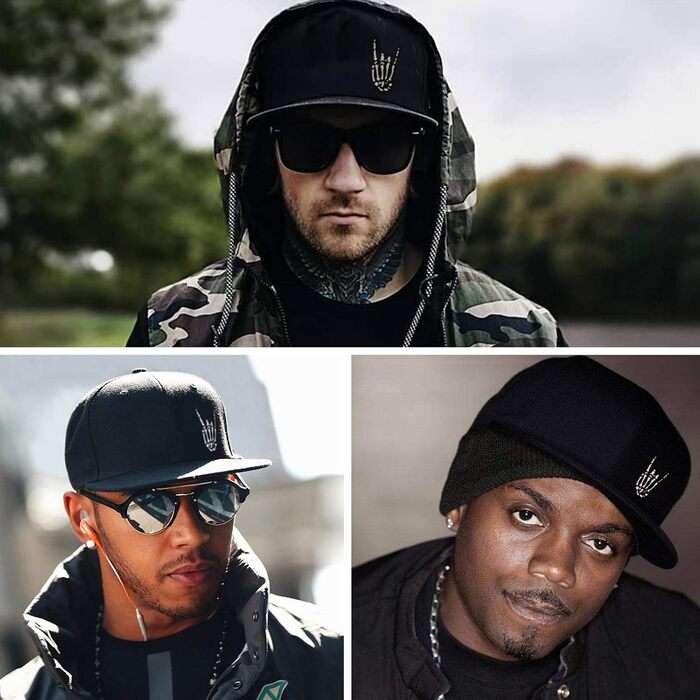 Кепка Snapback з регулюванням, чорна, з малюнком масонського квадрата та компаса, для чоловіків